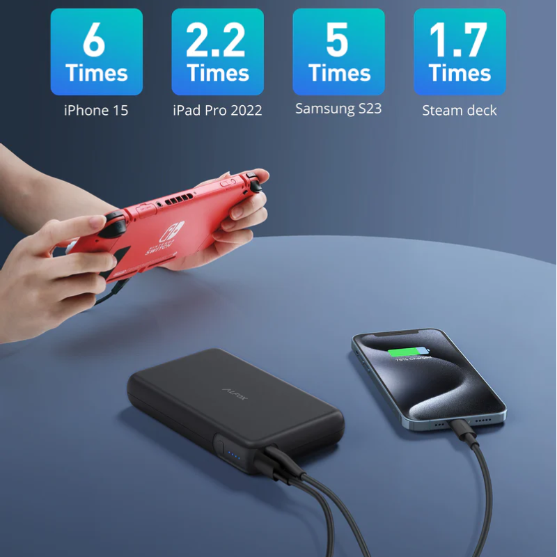 قیمت و خرید پاوربانک 100 وات 30000 میلی آمپر راوپاور مدل RP-PB232